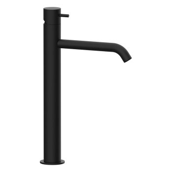 Baterie pentru lavoar DANIEL Tokyo X, înaltă, cu ventil click-clack, negru mat
